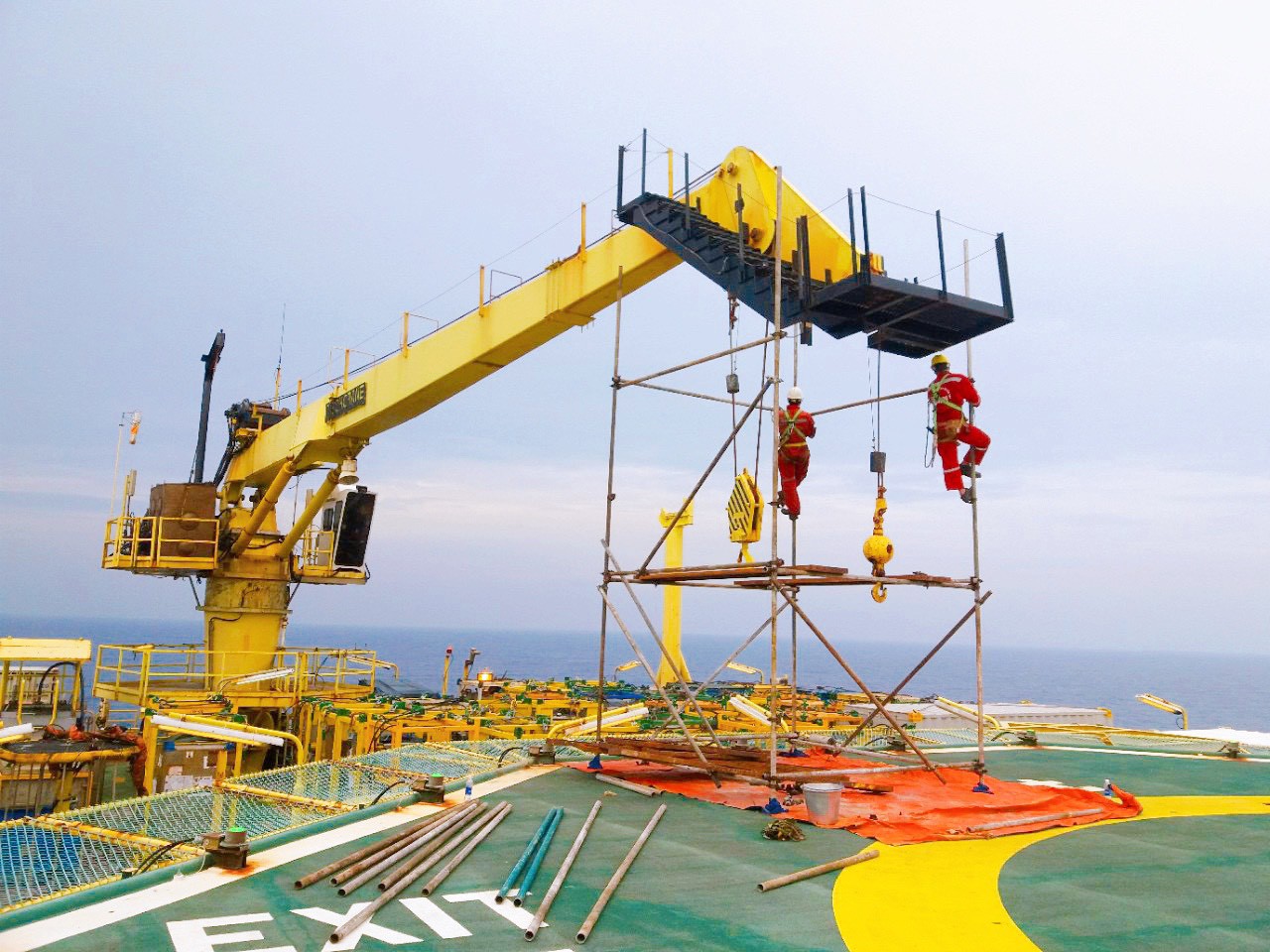 Offshore Crane Maintenance.